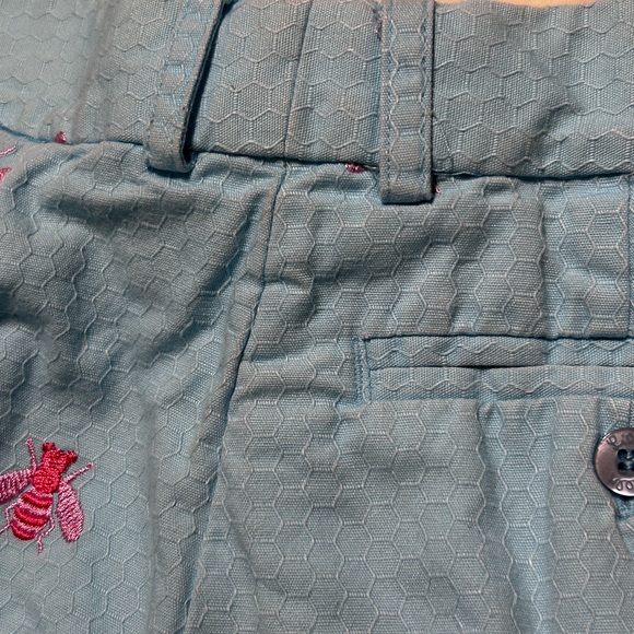 LILLY PULITZER Blue shorts Bee Preppy Pink Aqua Stripe Classic Women’s Size 2 - Picture 13 of 13